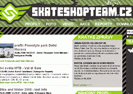 Spuštění webu Skateshopteam.cz